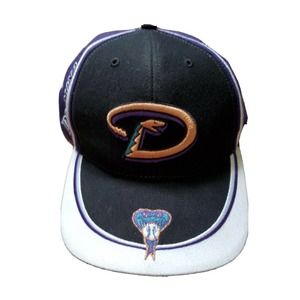 Arizona Diamondbacks Hat Black & Purple  Snapback